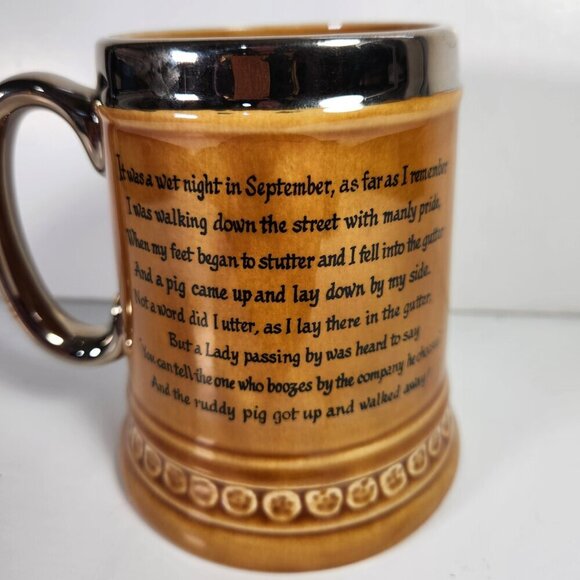 Lord Nelson Ware Beer Stein Mug Elijah Cotton Stafford England Vintage 70s - Picture 5 of 8